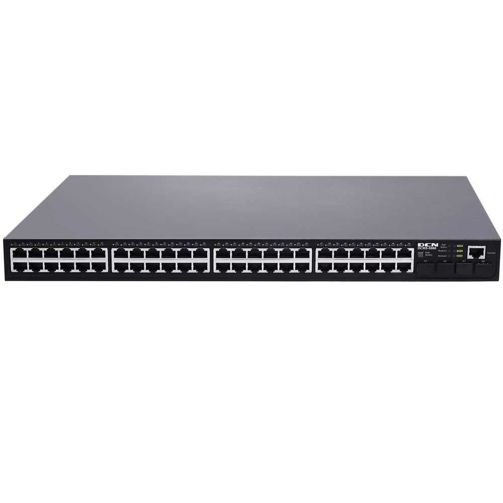 DCRS-5980系列萬兆IPv6匯聚交換機